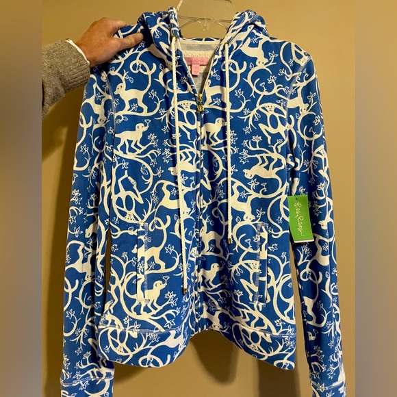 Lilly Pulitzer Jackets & Blazers - Lilly Pulitzer Full Zip Hoodie, New with Tags, women’s size small